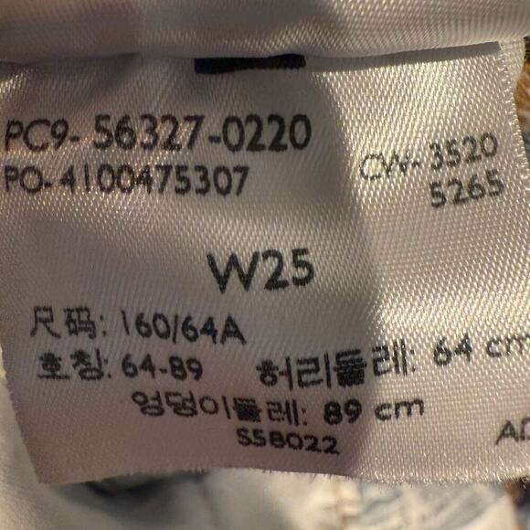 Levi's 501 Floral Print Frayed Denim Cutoff Shorts - Picture 2 of 4